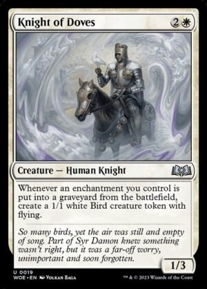 Knight of Doves - Foil<br /><span class="collector-number">Collector No. 19</span>