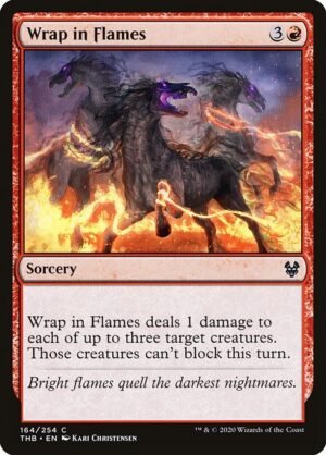 Wrap in Flames - Foil<br /><span class="collector-number">Collector No. 164</span>