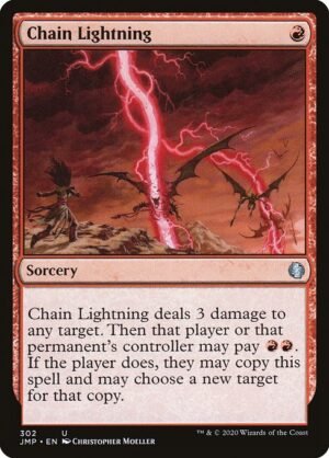Chain Lightning<br /><span class="collector-number">Collector No. 302</span>