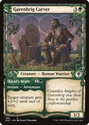 Garenbrig Carver // Shield's Might<br /><span class="collector-number">Collector No. 298</span>