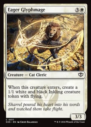 Eager Glyphmage - Foil<br /><span class="collector-number">Collector No. 11</span>