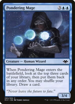 Pondering Mage - Foil<br /><span class="collector-number">Collector No. 63</span>