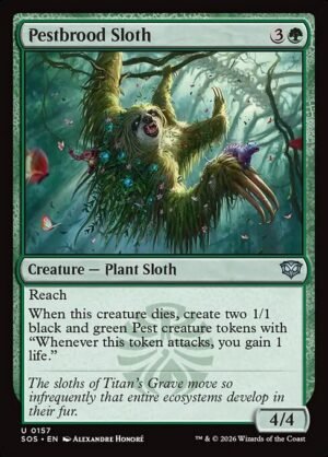 Pestbrood Sloth - Foil<br /><span class="collector-number">Collector No. 157</span>