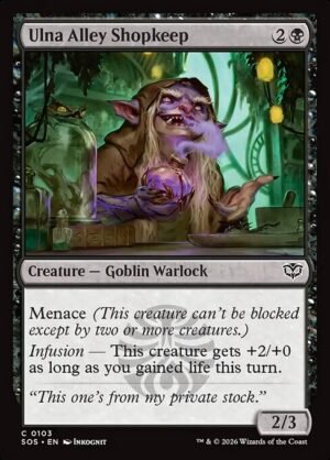 Ulna Alley Shopkeep - Foil<br /><span class="collector-number">Collector No. 103</span>