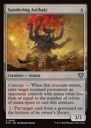Sundering Archaic - Foil<br /><span class="collector-number">Collector No. 3</span>