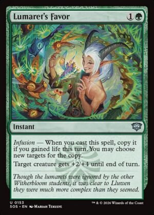 Lumaret's Favor - Foil<br /><span class="collector-number">Collector No. 153</span>