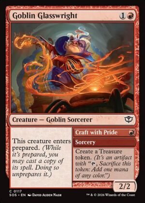Goblin Glasswright // Craft with Pride - Foil<br /><span class="collector-number">Collector No. 117</span>