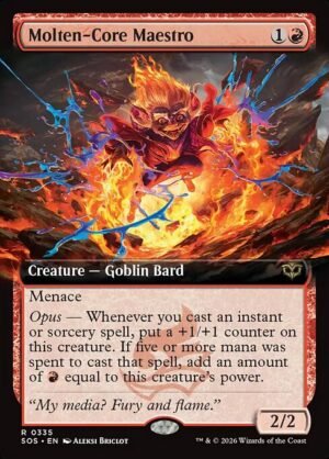 Molten-Core Maestro - Foil<br /><span class="collector-number">Collector No. 335</span>