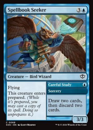 Spellbook Seeker // Careful Study - Foil<br /><span class="collector-number">Collector No. 68</span>