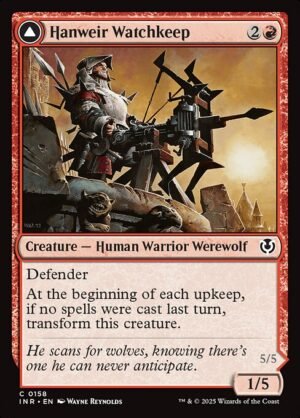 Hanweir Watchkeep // Bane of Hanweir - Foil<br /><span class="collector-number">Collector No. 158</span>
