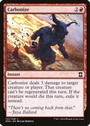 Carbonize<br /><span class="collector-number">Collector No. 122</span>