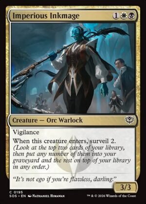 Imperious Inkmage - Foil<br /><span class="collector-number">Collector No. 195</span>