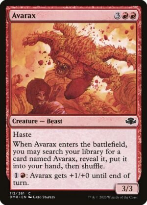 Avarax - Foil<br /><span class="collector-number">Collector No. 112</span>