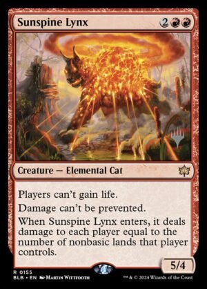 Sunspine Lynx - Foil<br /><span class="collector-number">Collector No. 155p</span>