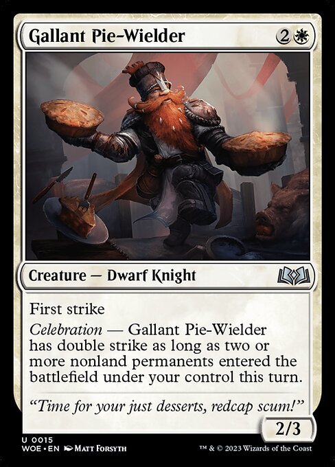 Gallant Pie-Wielder - Foil<br /><span class="collector-number">Collector No. 15</span>