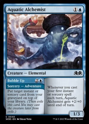 Aquatic Alchemist // Bubble Up - Foil<br /><span class="collector-number">Collector No. 40</span>