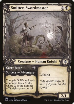Smitten Swordmaster // Curry Favor<br /><span class="collector-number">Collector No. 290</span>