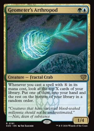 Geometer's Arthropod - Foil<br /><span class="collector-number">Collector No. 191</span>