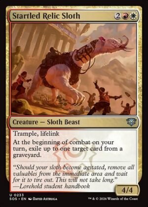 Startled Relic Sloth - Foil<br /><span class="collector-number">Collector No. 233</span>