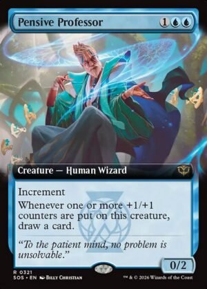 Pensive Professor - Foil<br /><span class="collector-number">Collector No. 321</span>