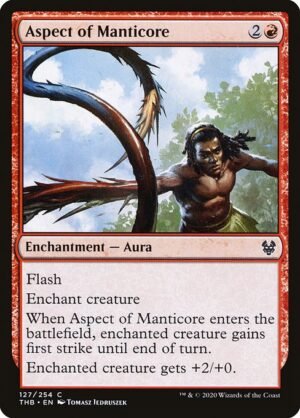 Aspect of Manticore - Foil<br /><span class="collector-number">Collector No. 127</span>