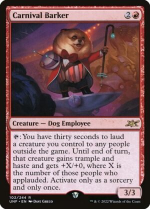 Carnival Barker - Foil<br /><span class="collector-number">Collector No. 102</span>
