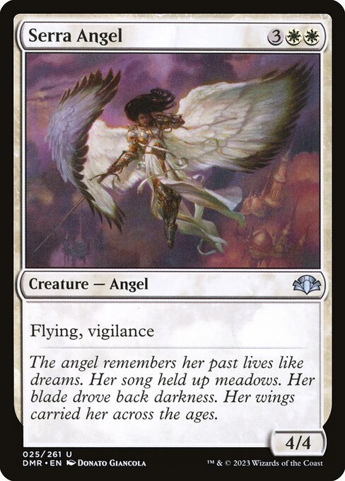 Serra Angel<br /><span class="collector-number">Collector No. 25</span>