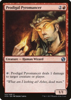 Prodigal Pyromancer<br /><span class="collector-number">Collector No. 142</span>