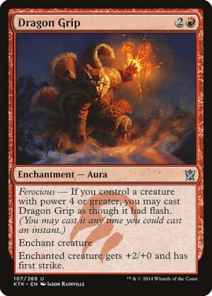 Dragon Grip<br /><span class="collector-number">Collector No. 107</span>