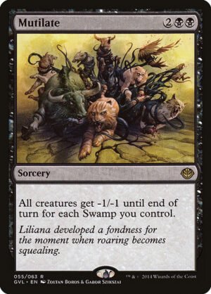 Mutilate<br /><span class="collector-number">Collector No. 55</span>