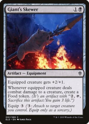 Giant's Skewer - Foil<br /><span class="collector-number">Collector No. 91</span>