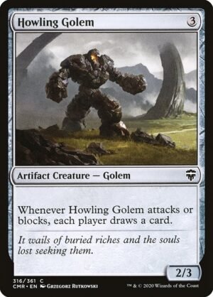 Howling Golem - Foil<br /><span class="collector-number">Collector No. 316</span>