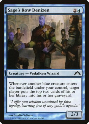 Sage's Row Denizen<br /><span class="collector-number">Collector No. 46</span>