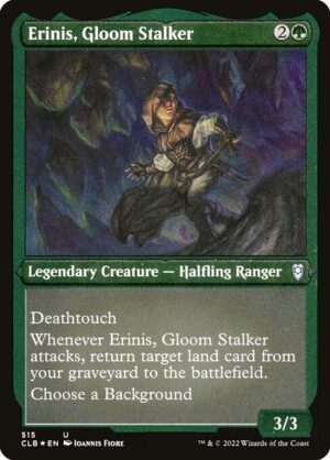 Erinis, Gloom Stalker - Etched<br /><span class="collector-number">Collector No. 515</span>