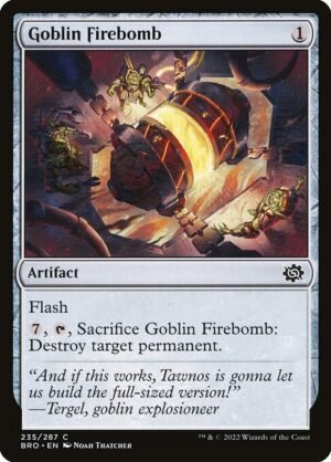Goblin Firebomb - Foil<br /><span class="collector-number">Collector No. 235</span>