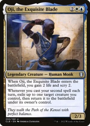 Oji, the Exquisite Blade - Foil<br /><span class="collector-number">Collector No. 290</span>