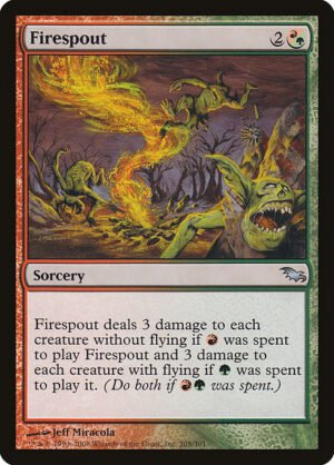 Firespout<br /><span class="collector-number">Collector No. 205</span>