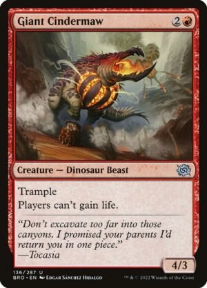 Giant Cindermaw - Foil<br /><span class="collector-number">Collector No. 136</span>