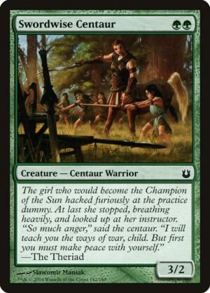 Swordwise Centaur<br /><span class="collector-number">Collector No. 142</span>