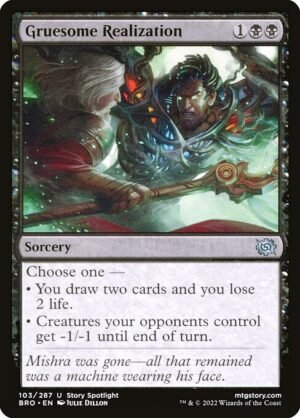 Gruesome Realization - Foil<br /><span class="collector-number">Collector No. 103</span>