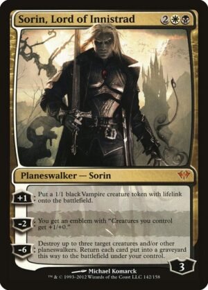 Sorin, Lord of Innistrad<br /><span class="collector-number">Collector No. 142</span>