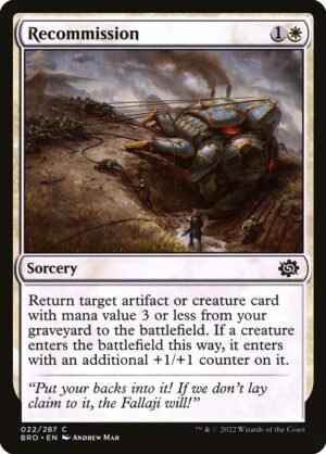 Recommission - Foil<br /><span class="collector-number">Collector No. 22</span>