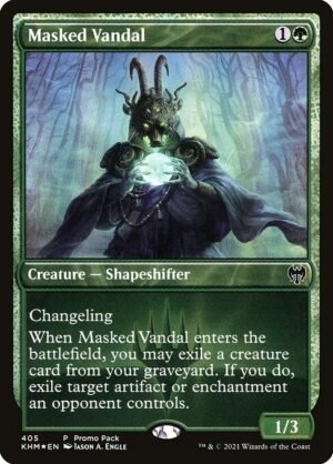 Masked Vandal - Foil<br /><span class="collector-number">Collector No. 405</span>