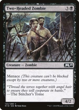 Two-Headed Zombie<br /><span class="collector-number">Collector No. 123</span>