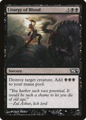 Liturgy of Blood<br /><span class="collector-number">Collector No. 104</span>