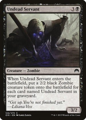 Undead Servant<br /><span class="collector-number">Collector No. 124</span>