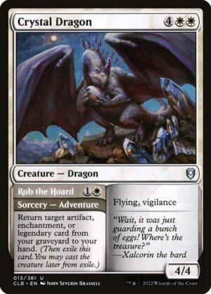 Crystal Dragon // Rob the Hoard - Foil<br /><span class="collector-number">Collector No. 13</span>