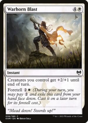 Warhorn Blast - Foil<br /><span class="collector-number">Collector No. 38</span>