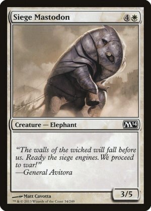 Siege Mastodon<br /><span class="collector-number">Collector No. 34</span>