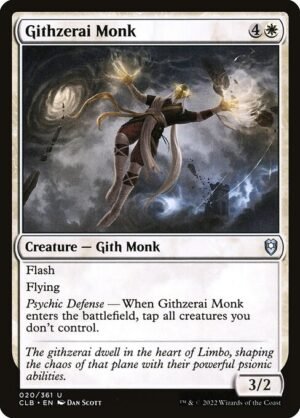 Githzerai Monk - Foil<br /><span class="collector-number">Collector No. 20</span>